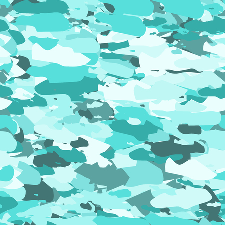 Vector military camouflage pattern. Hand drawn spots. Can be used for fashion feminine fabric textile design. Seamlessのイラスト素材