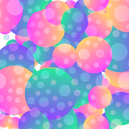 Background with simple blue and pink circles. Holiday party or Birthday celebrateのイラスト素材