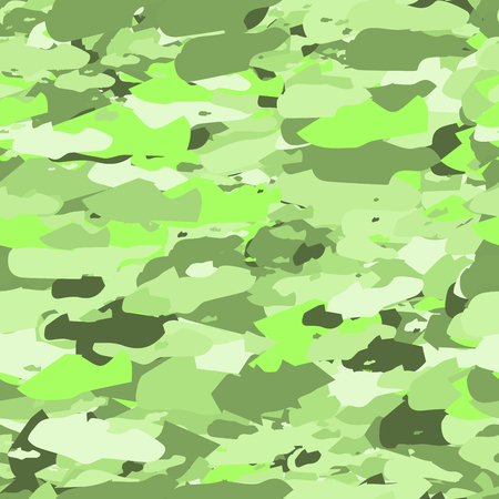 Vector military camouflage pattern. Hand drawn spots. Can be used for fashion feminine fabric textile design. Seamlessのイラスト素材