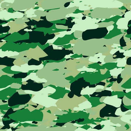 Vector military camouflage pattern. Hand drawn spots. Can be used for fashion feminine fabric textile design. Seamlessのイラスト素材