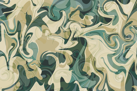 Marbled paper turquoise craft product, texture for wallpaper or packaging design. Abstract backdropのイラスト素材
