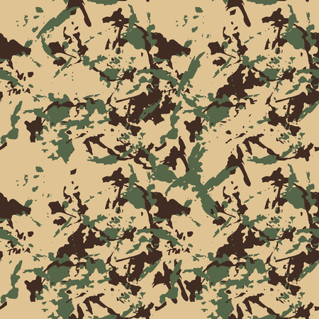 Green forest seamless pattern - Camouflage vector background for fabric textile design.のイラスト素材