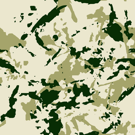 Ilustración de Green forest seamless pattern - Camouflage for fabric textile design. - Imagen libre de derechos