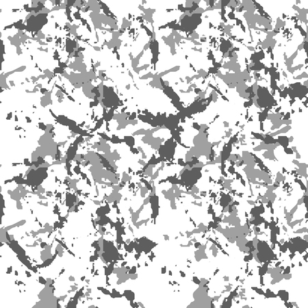 Camouflage grey seamless pattern. With clipping mask, easy to modify. Vector illustration.のイラスト素材