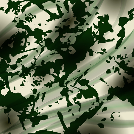 Modern illustration of a  camouflage fabric textile background. Military patternのイラスト素材