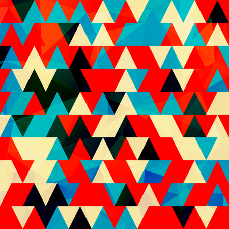 Vivid futuristic triangle art design, modern architecture image, arrangement of geometrical objects,...