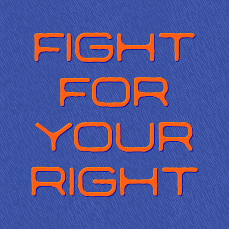 Motto in blue illustration.のイラスト素材