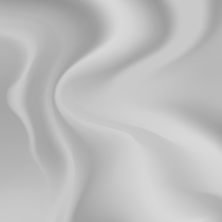 Silver textile drapery horizontal background with copyspace or place for text. Silk or Satin Grey banner or backdrop for advertising design with creases of tissue or Overlay Effectsのイラスト素材