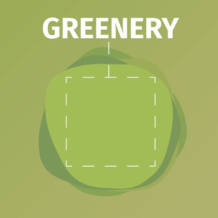 Color of the year . Greenery beautiful trendy background. Vector illustrationのイラスト素材