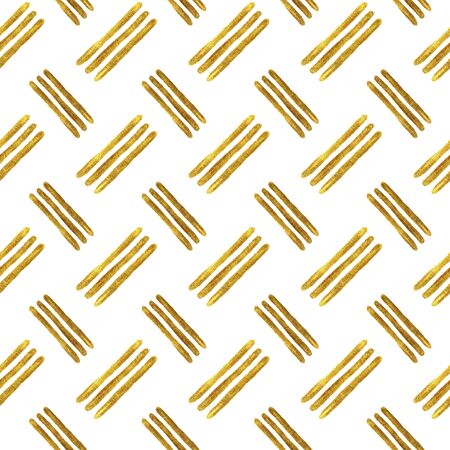 Gold line pattern, abstract golden stripe seamless background. Golden foil or shiny glitter paint texture, three diagonal stroke lines pattern, luxury premium background designの写真素材