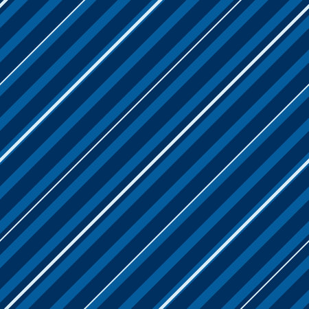 Navy Blue Simple Diagonal Lines, Striped Vector Seamless Patternのイラスト素材