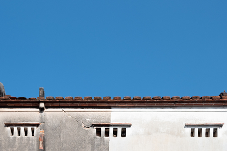 Singora old town of Songkhla city, minimal picture.の写真素材