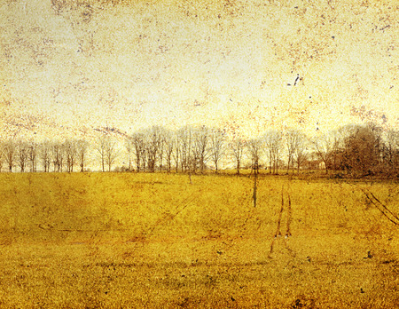 old-fashioned landscapeの写真素材