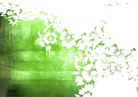 floral style backgrounds frameの写真素材