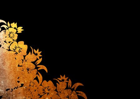 floral style backgrounds frameの写真素材