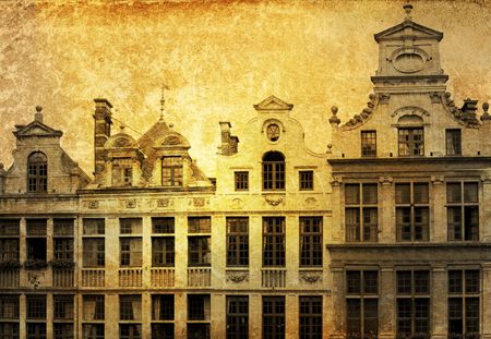 old-fashioned building in Europeの写真素材