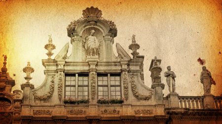 old-fashioned paris franceの写真素材