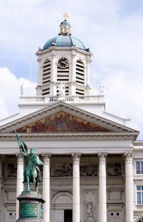 Cityscape in Brussels Europe - landmark of Brusselsの写真素材