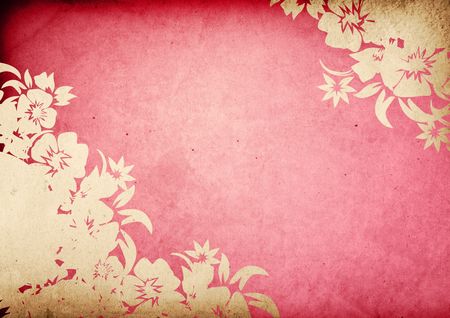 floral style backgrounds frameの写真素材
