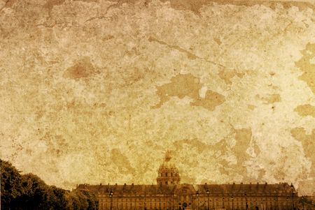 old-fashioned paris france -  with space for text or imageの写真素材