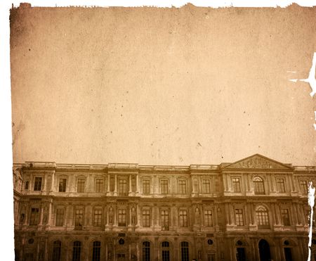 old-fashioned paris france -  with space for text or imageの写真素材