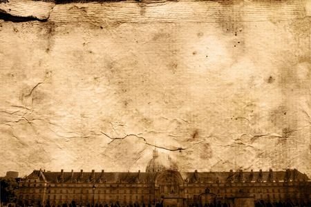 old-fashioned paris france -  with space for text or imageの写真素材