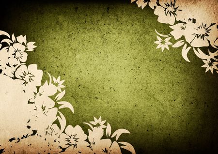 floral style backgrounds frameの写真素材