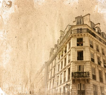 old-fashioned paris france -  with space for text or imageの写真素材