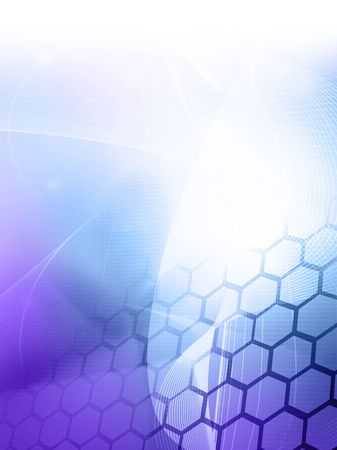 Streams of light abstract Cool waves backgroundの写真素材