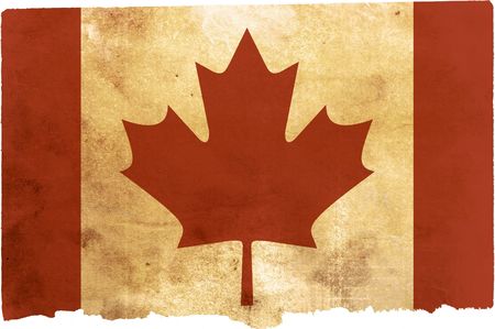 flag of Canadaの写真素材