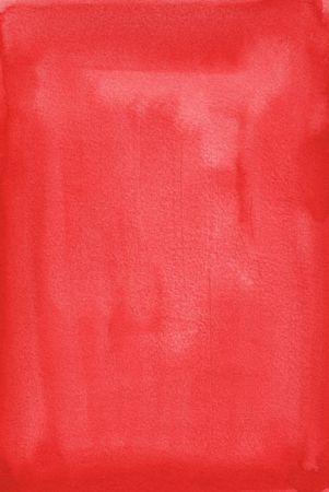 great red watercolor background - watercolor paints on a rough texture paperの写真素材