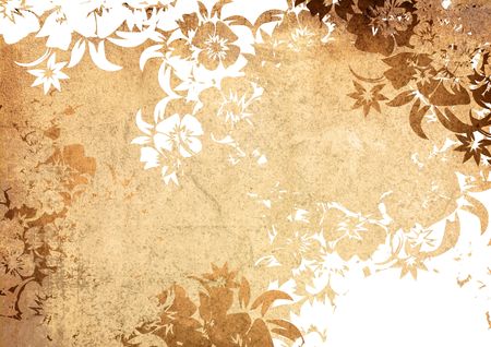 floral style backgrounds frameの写真素材