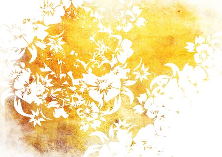 floral style backgrounds frameの写真素材