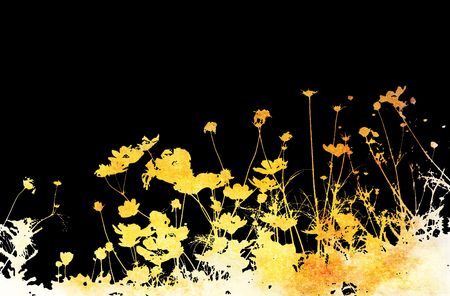 floral style textures with space for text or imageの写真素材