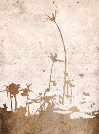 floral style textures with space for text or imageの写真素材