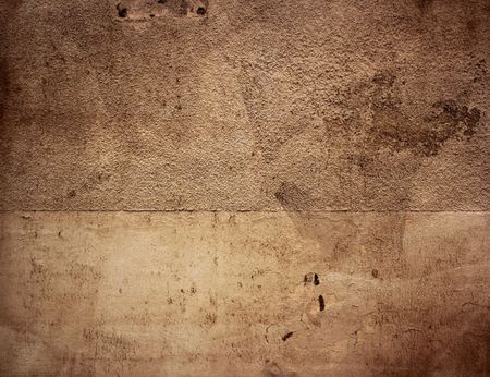 Brown grungy wall - Great textures for your design の写真素材