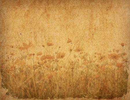 old flower paper textures - perfect background with space for text or imageの写真素材