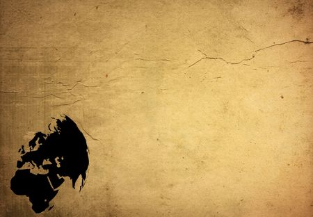 aged Europe map-grunge artworkの写真素材