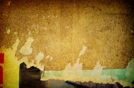 Brown grungy wall - Great textures for your design の写真素材