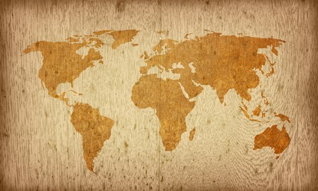 world map vintage artwork - perfect background with space for text or image
