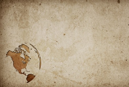 aged America map-vintage artwork