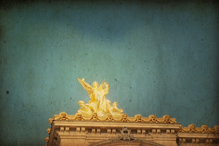 The Opera Garnier in paris Franceの写真素材