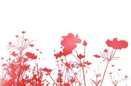 floral style textures with space for text or imageの写真素材