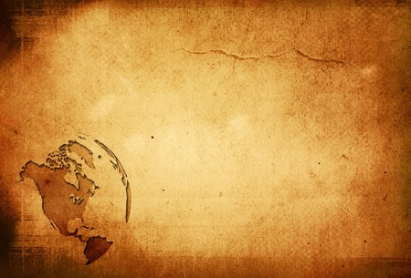 aged America map-vintage artwork