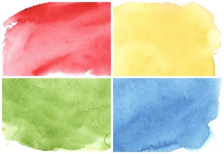 watercolor paints on a rough texture paper
の写真素材