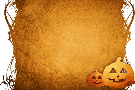 Halloween pumpkins with pumpkin friendsの写真素材