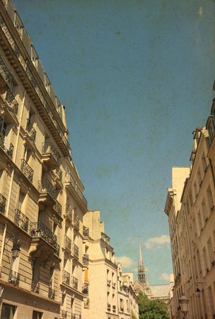 old-fashioned paris franceの写真素材