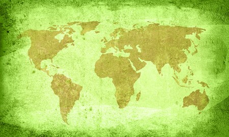 world map vintage artwork - perfect background with spaceの写真素材