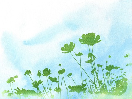 floral style textures with space for text or imageの写真素材