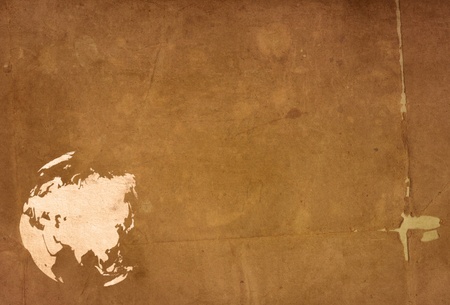 aged asia map vintage artwork for your designの写真素材